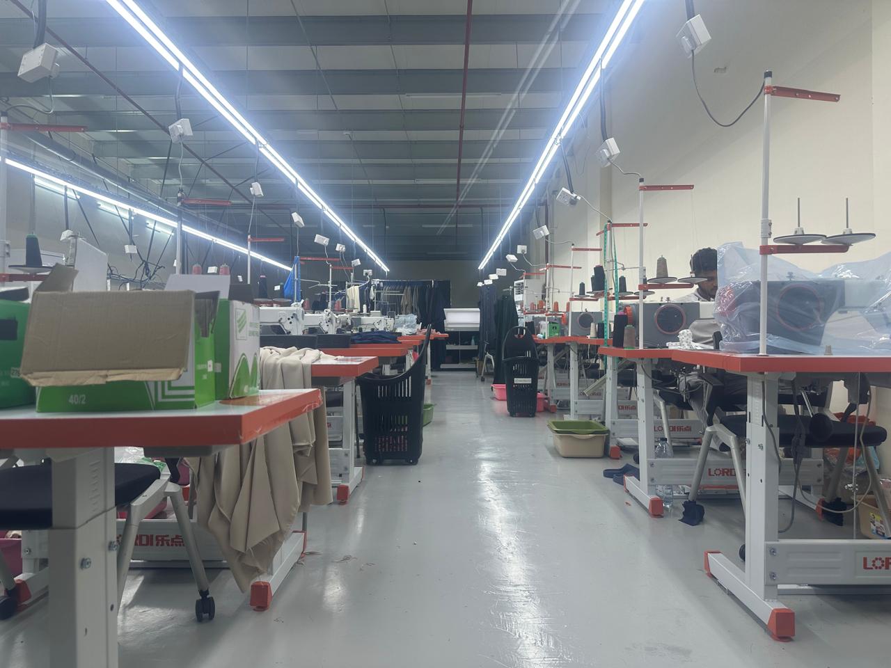 AL RUQIU sewing area in Ajman